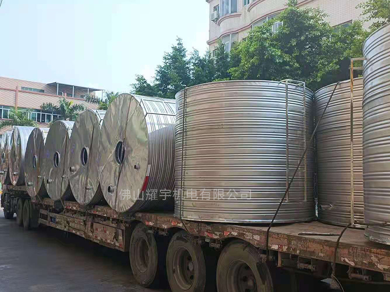 佛山順德龍江鎮不銹鋼水箱保溫聚氨酯保溫_24小時溫降3度